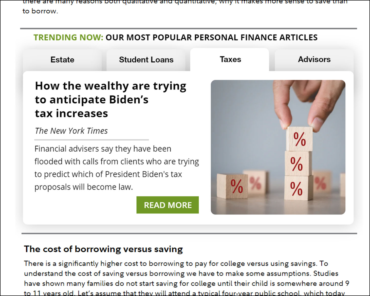 Fidelity.com News & Research section