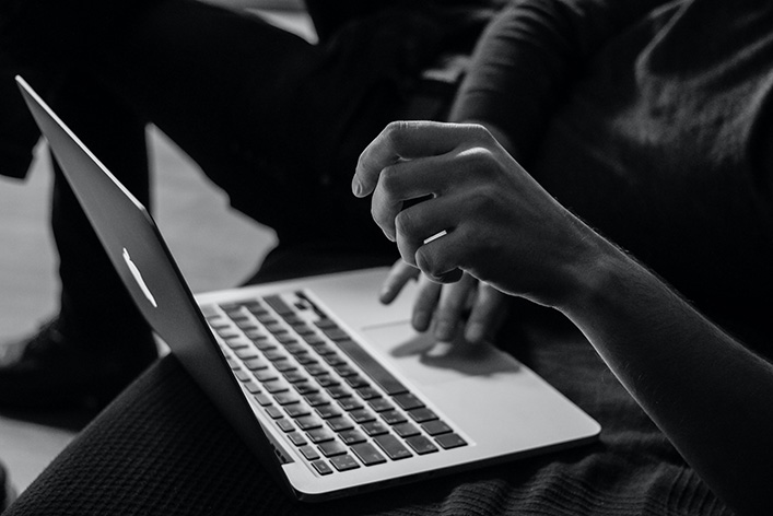 Person using a laptop. NYTLicensing